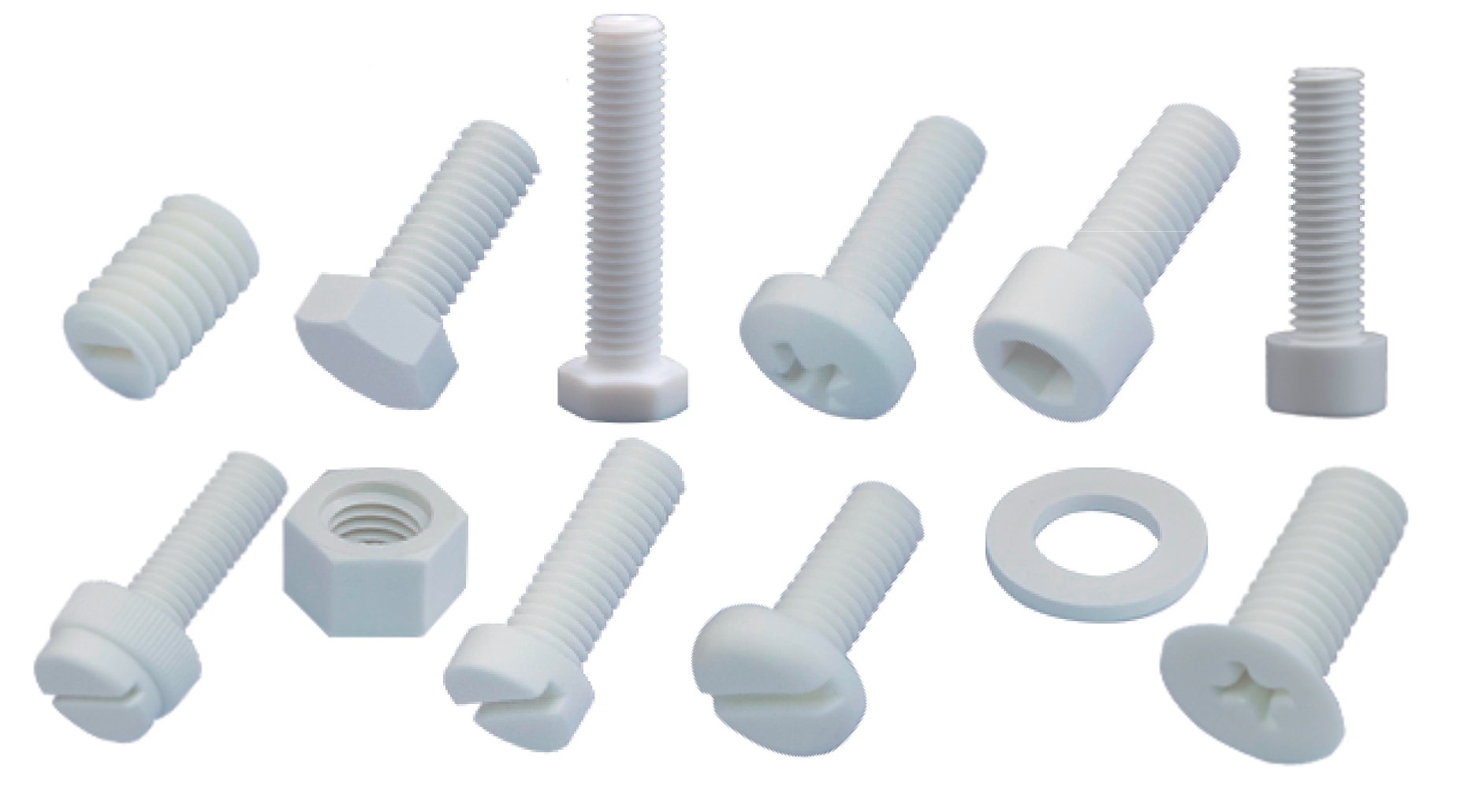 PP plastic fastener sample