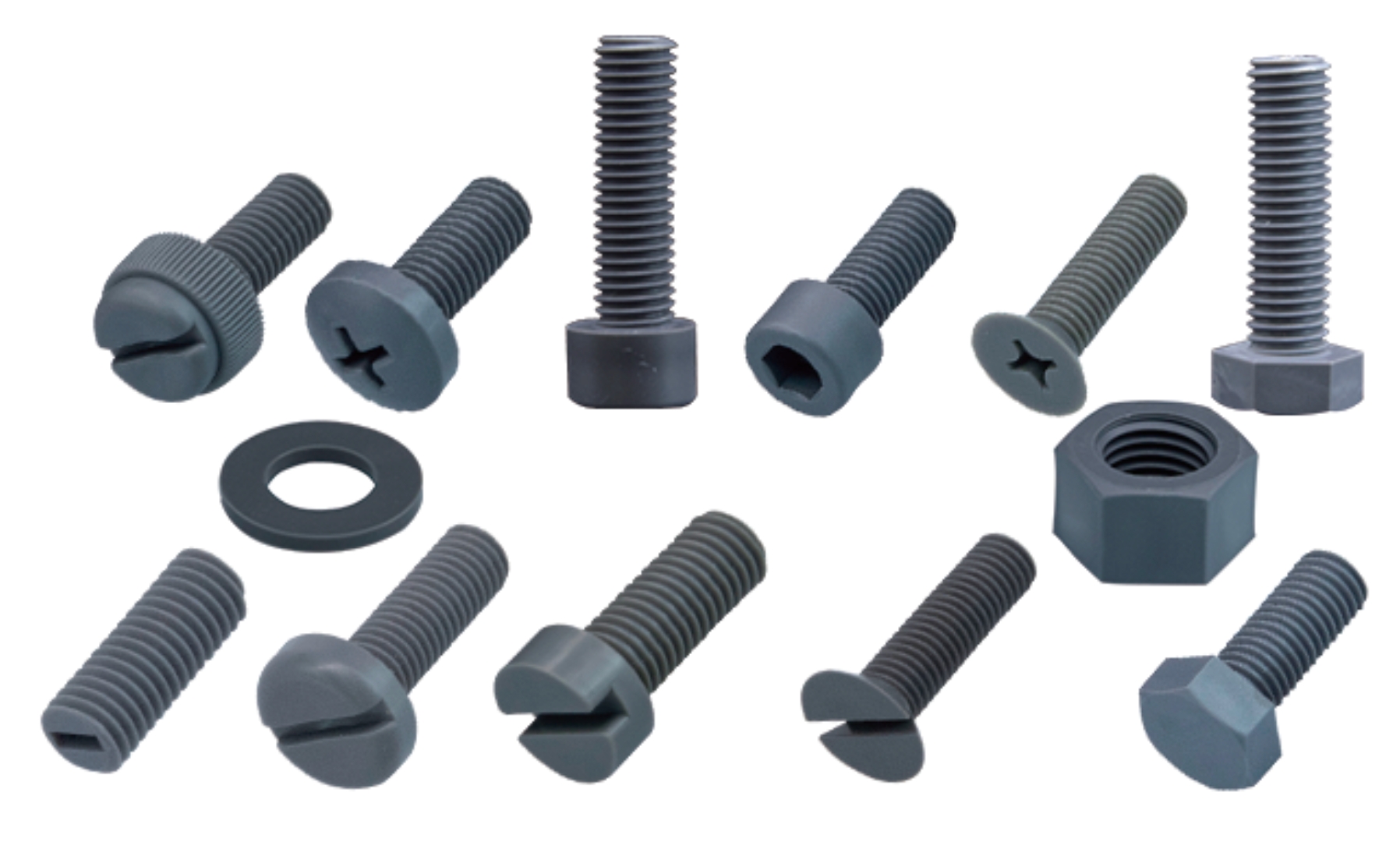 PVC plastic fastener sample